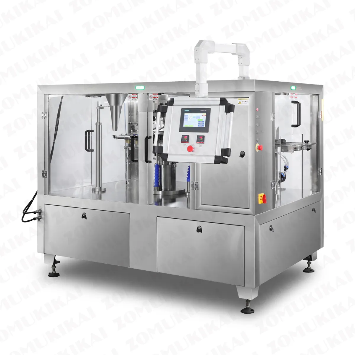 温州术睦机械 ZP-8R120D 双上袋8工位旋转式预制袋包装机